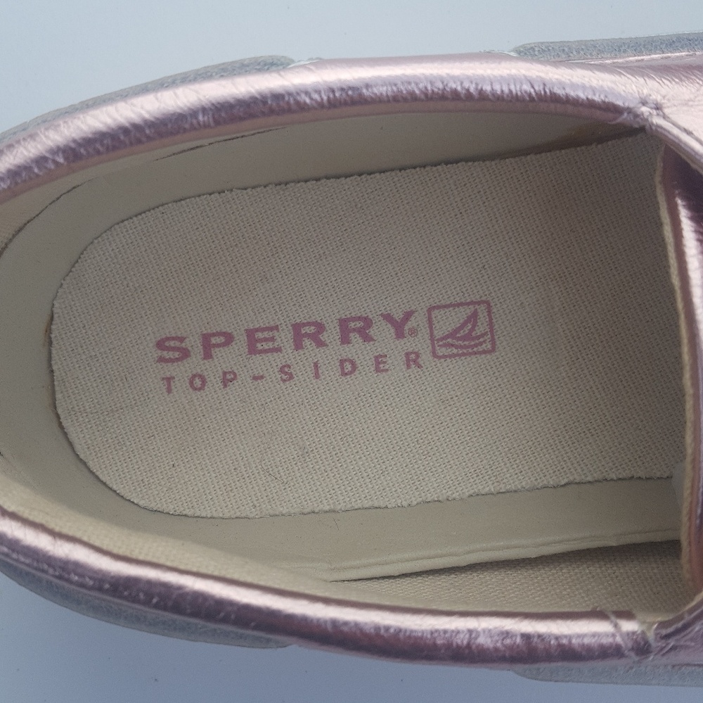 Girls Sperry Top-Sider (2.5 m) Rose Gold - Picture 7 of 7
